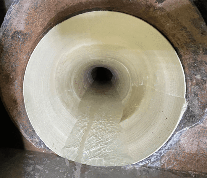 Lake Louise Hotel old wooden pipe - with Easy Patch