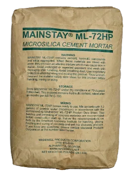 Mainstay® ML-72HP™ Horizontal Pipe Restoration Mortar