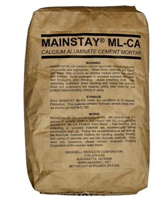 Mainstay® ML-CA™ Pure Calcium Aluminate Cement Mortar
